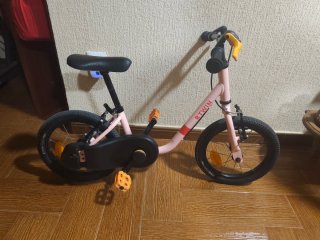 Bicicleta infantil rosa
