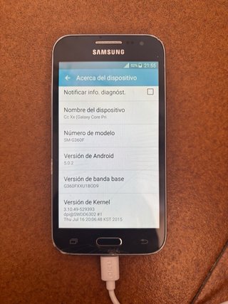 Samsung Galaxy Core Prime  Con su cargador