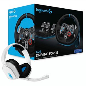 Volante Logitech G29 + Auriculares Astro A10