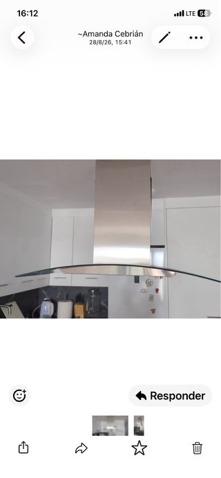 Campana de cocina moderna