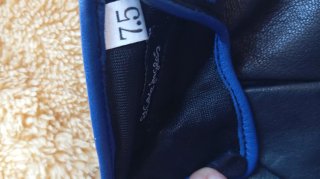 Guantes de Piel Negro Talla 7.5