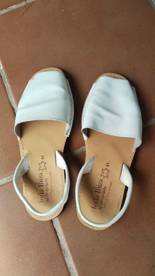 Mallorkinas Moda Ibiza Talla 41 Blancas