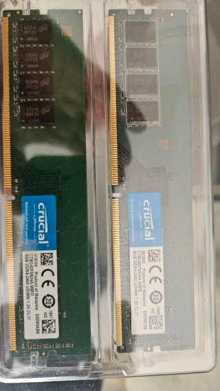 2x8GB Crucial DDR4 2400MHz CL17 UDIMM