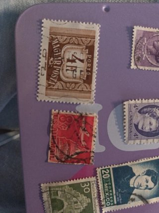 Lote de sellos postales variados
