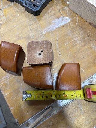 4 Patas de Madera para Muebles