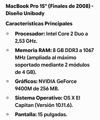 MacBook Pro 15 (2008)