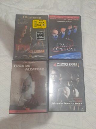 Lote 4 Películas DVD Clint Eastwood