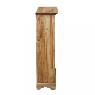 Cantinetta Vino 4 Ripiani Legno Massello 85x55cm
