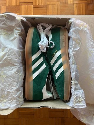 Zapatillas Adidas Gazelle Indoor Green White Gum