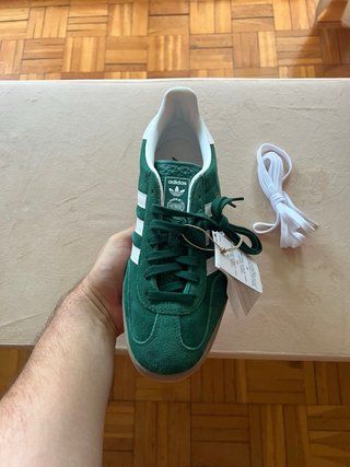 Zapatillas Adidas Gazelle Indoor Green White Gum