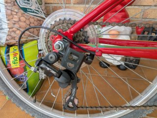 Bicicleta Infantil Rockrider Roja