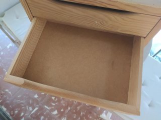 Cajonera de madera para escritorio