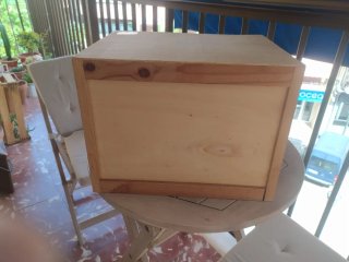 Cajonera de madera para escritorio