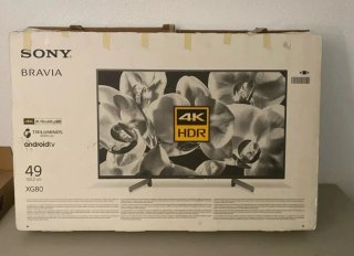 Televisor Sony Bravia negro 49"