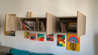 Mueble alto roble Ikea( Vendoben persona)