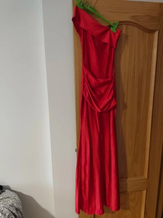 Vestido rojo invitada/graduación