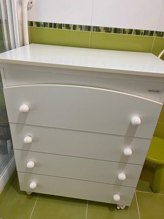 Mueble cambiador bañera Micuna blanco