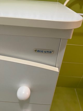 Mueble cambiador bañera Micuna blanco