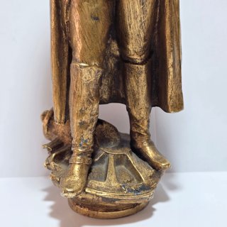 Antica Scultura Napoleone Bonaparte Zamac Fine XIX