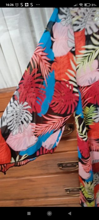 Vestido playa/piscina estampado M