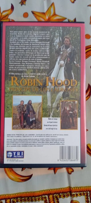 VHS Robin Hood: Príncipe de los Ladrones