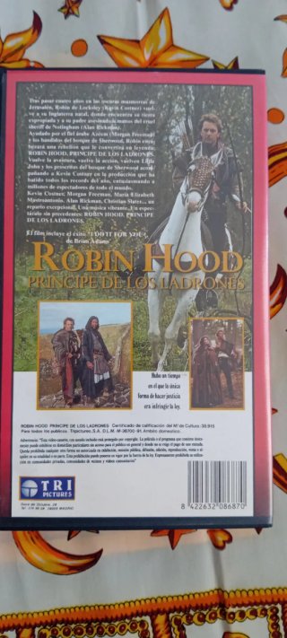 VHS Robin Hood: Príncipe de los Ladrones