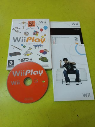 Wii Play Nintendo Gioco Disco Arancione