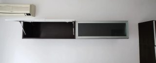Mesa de comedor cristal y madera