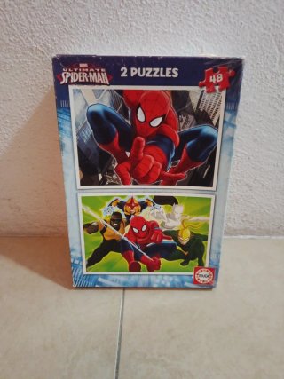 2 Puzzles Spiderman 48 piezas Educa