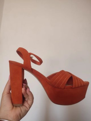 Sandalias Plataforma tacón Marypaz ante Talla 39