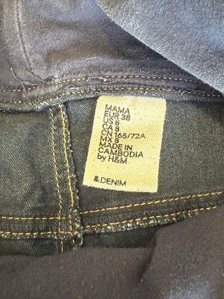 Pantalones premamá negros