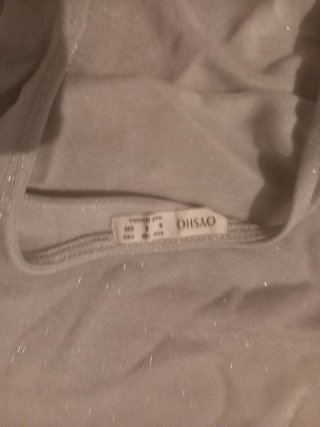 Camiseta blanca brillante