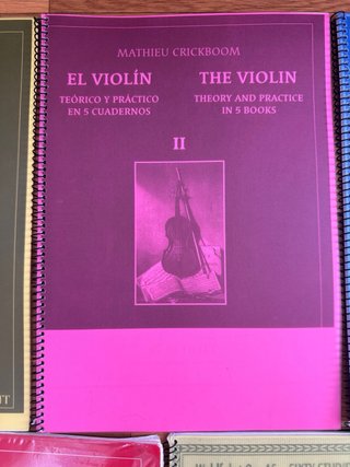Lote 5 libros de violín