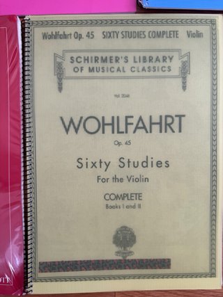 Lote 5 libros de violín