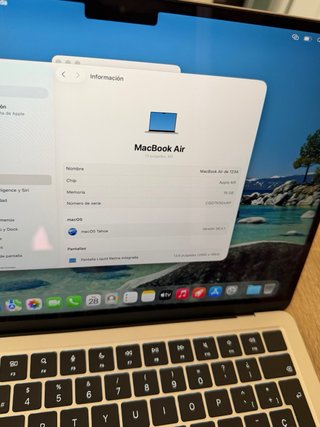 MacBook Air 13” M5 FACTURA 16GB 512GB Argento