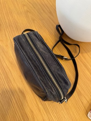 Bolso Bimba y Lola Negro Piel efecto desgastado
