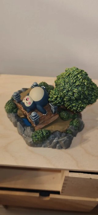 Diorama de Snorlax