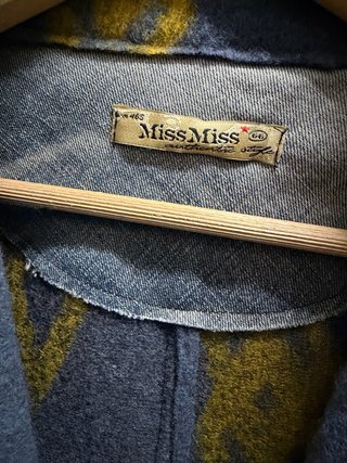 Chaqueta lana Miss Miss estampado étnico