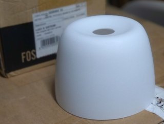 Vetro Lumiere piccolo bianco satinato Foscarini