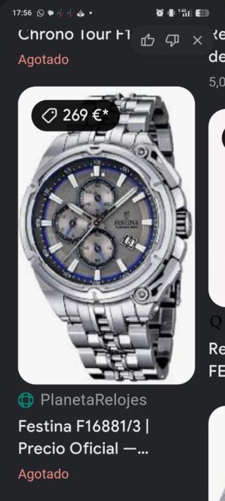 Reloj Festina Edición Limitada Cronógrafo
