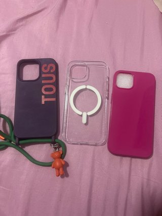 Lote 3 fundas iPhone 13 Tous