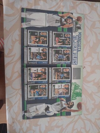 Álbum NBA Sticker Collection 2013-14 Incompleto