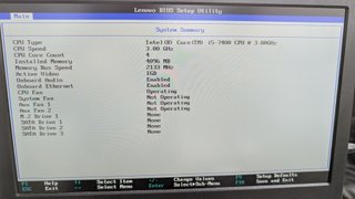 Placa base Lenovo IB250MH + Core i5-7400 + 4GB RAM
