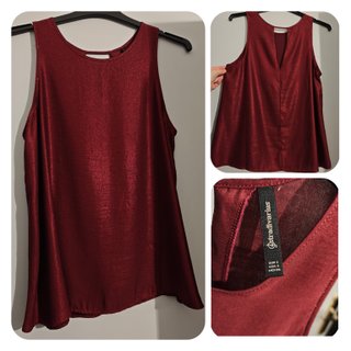 Camiseta Stradivarius Roja Talla S Nueva