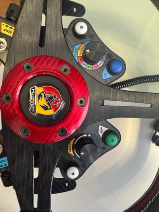 Botonera levas Simracing + aro alcantara Motamec