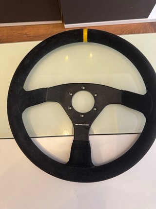 Botonera levas Simracing + aro alcantara Motamec
