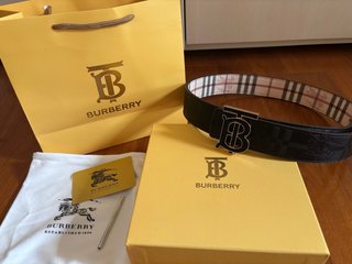Cintura Burberry Reversibile BB Logo