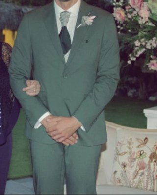 Traje Novio Rubén Tellez Talla 52 Verde