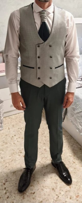 Traje Novio Rubén Tellez Talla 52 Verde