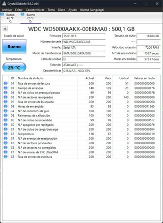 Disco Duro WD Blue 500GB SATA